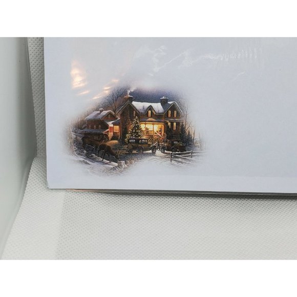 Terry Redlin Seasons Greeting Decorative Holiday Greeting Card With Envelope - Picture 6 of 6